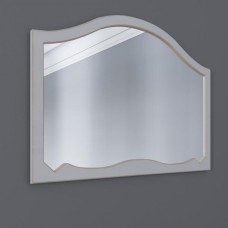 Зеркало из массива накомодное Суламифь цвет Белая эмаль